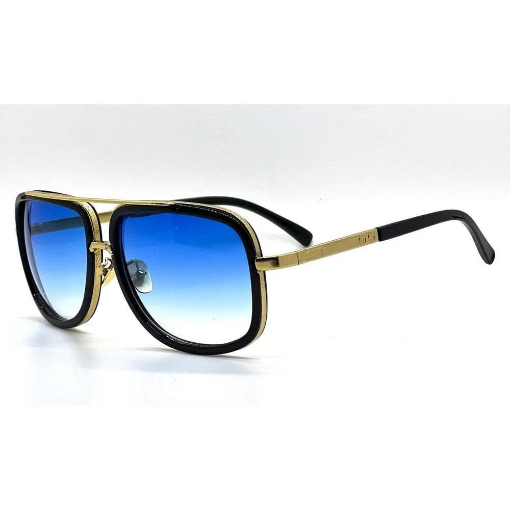 Sunglasses Oceanic Tinted Blue Gradient Lens UV400 Sun Protection Eyewear Lentes
